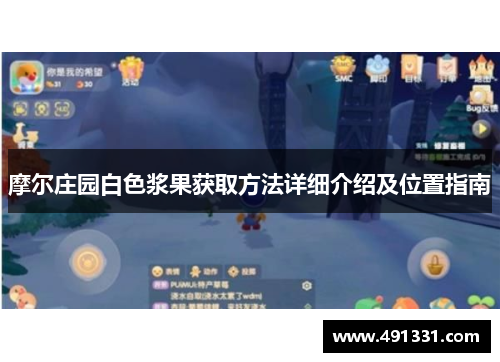 摩尔庄园白色浆果获取方法详细介绍及位置指南